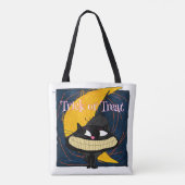 Fraidy Cat Halloween Trick oder Treat Tasche (Rückseite)