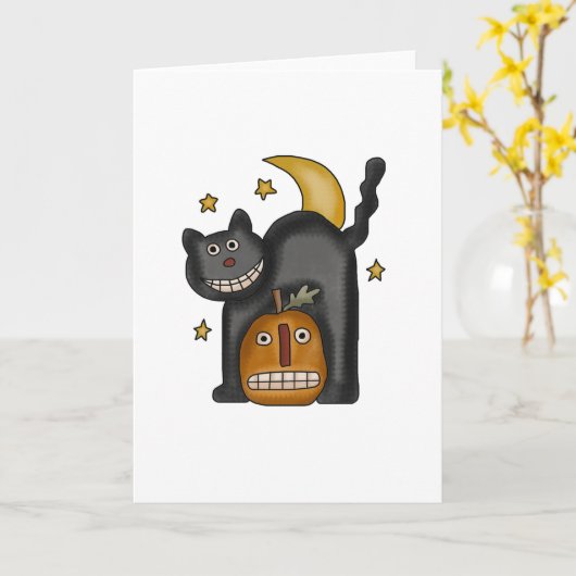 Fraidycat Karte (Gelbe Blume)