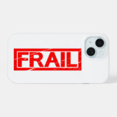 Frail-Briefmarke iPhone 15 Hülle (Rückseite (Horizontal))