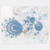 Frailty Steampunk Abstrakt Fleecedecke (Vorderseite (Horizontal))