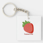 Fraise Fraîcheur d'été Schlüsselanhänger (Vorderseite)