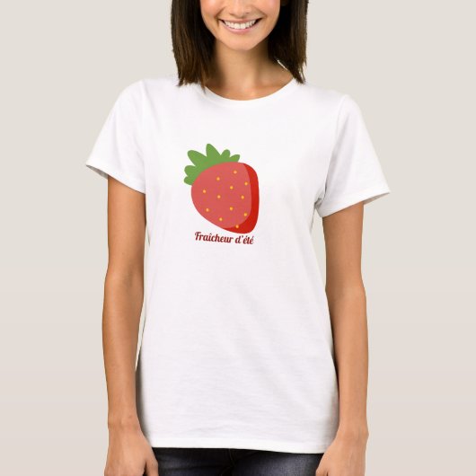 Fraise Fraîcheur d'été T-Shirt (Vorderseite)