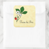 Fraises des Bois Wild Strawberry Sticker (Tasche)