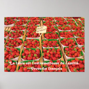 Fraises und Freundschaft Poster