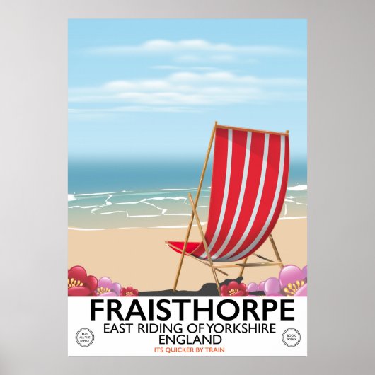 Fraisthorpe East Riding von Yorkshire, England. Poster (Vorne)