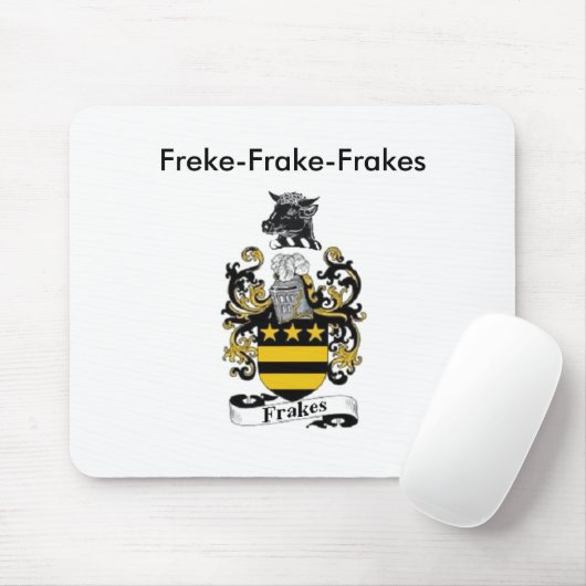 Frakes Wappen Mausunterlage Mousepad (Mit Mouse)