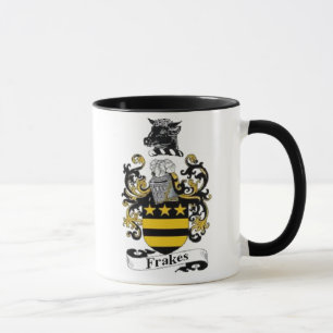 Frakes Wappen Tassen-Schwarz-Griff Tasse