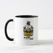 Frakes Wappen Tassen-Schwarz-Griff Tasse (Links)