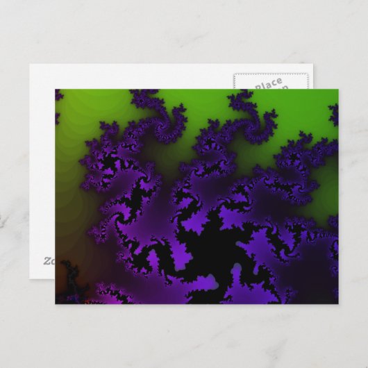 Fraktal140.ai Postkarte (Vorne/Hinten)