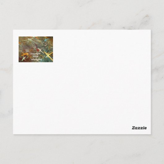 Fraktal293 Postkarte (Rückseite)