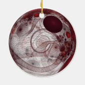 Fraktal 0rnament keramik ornament (Hinten)