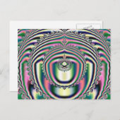 Fraktal 10, Postkarte (Vorne/Hinten)