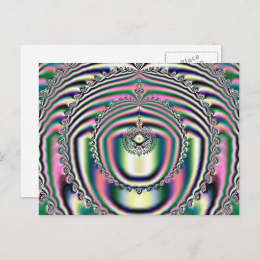 Fraktal 10, Postkarte (Vorne/Hinten)