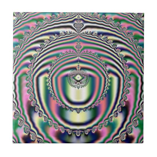 Fraktal 10 Tile Fliese (Vorderseite)