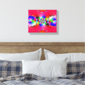 Fraktal 124 Canvas Print Leinwanddruck (Insitu (Schlafzimmer))