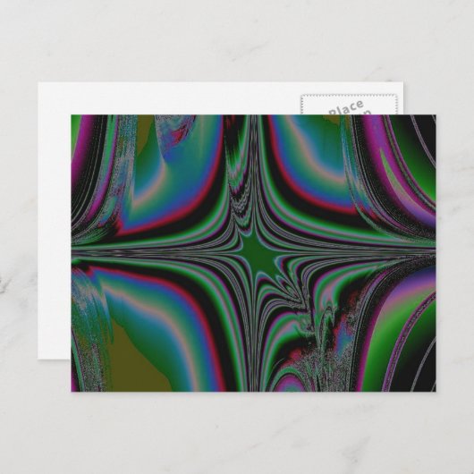 Fraktal 14, Postkarte (Vorne/Hinten)