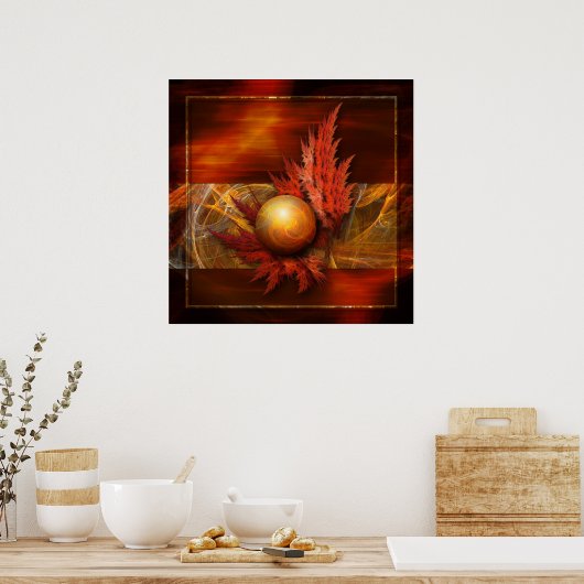 Fraktal-1 Poster (Küche)