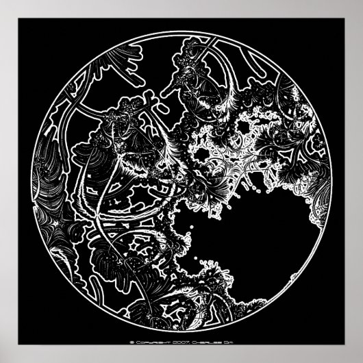 Fraktal 1 ver. 2 poster (Vorne)