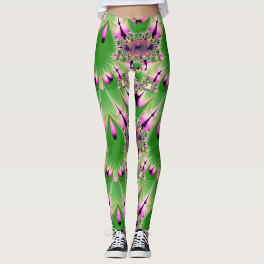 Fraktal 25 Leggings (Vorderseite)