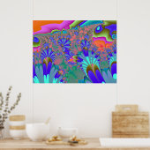 Fraktal 3051-2 poster (Küche)