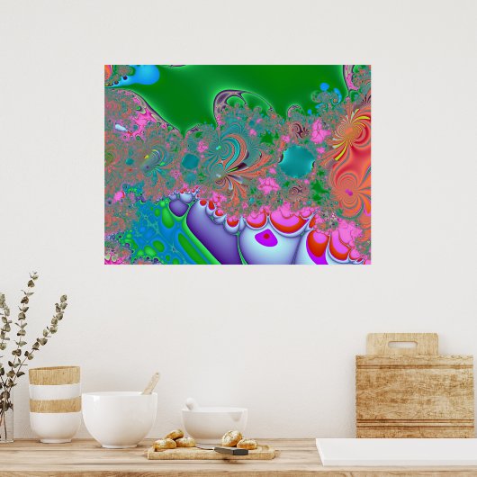 Fraktal 3052 poster (Küche)