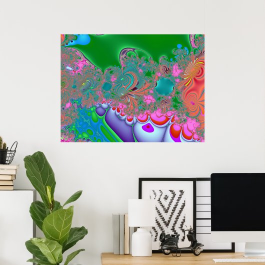 Fraktal 3052 poster (Heimbüro)