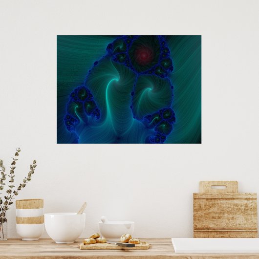 Fraktal 339 poster (Küche)