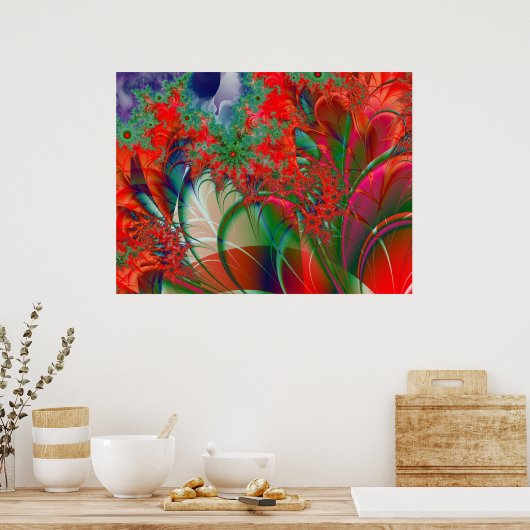 Fraktal 366 poster (Küche)