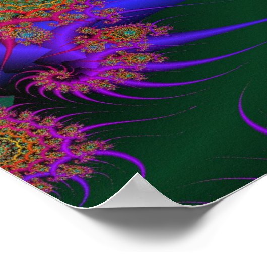 Fraktal 377 poster (Ecke)