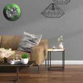 Fraktal 3 runde wanduhr