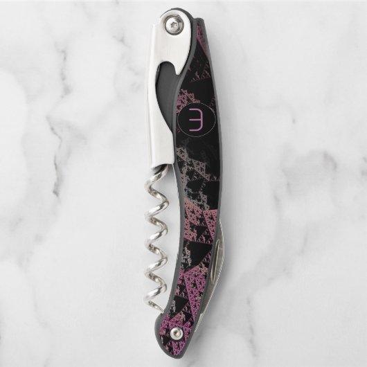 Fraktal 3D-Scannen-Fi-Raumsonde Monogramm-Schraube Kellnermesser (Vorderseite)