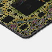 Fraktal 3D-Sci Fi Cube gedruckte Circuit DeskM04 Schreibtischunterlage (Ecke)