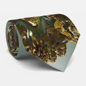 Fraktal 3D Sci fi futuristische Meteorite Krawatte (Gerollt)