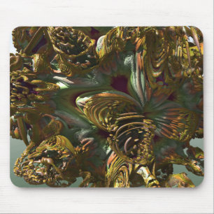 Fraktal 3D Sci-Fi futuristischer Hard Rock MP02 Mousepad