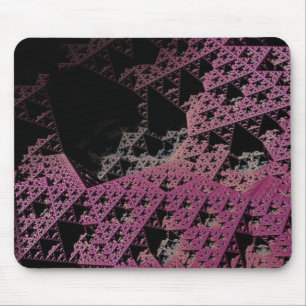 Fraktal 3D Sci-Fi lila Raumschiff MP06 Mousepad