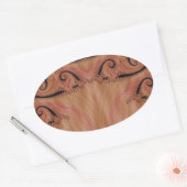 Fraktal 404 ovaler aufkleber (Umschlag)