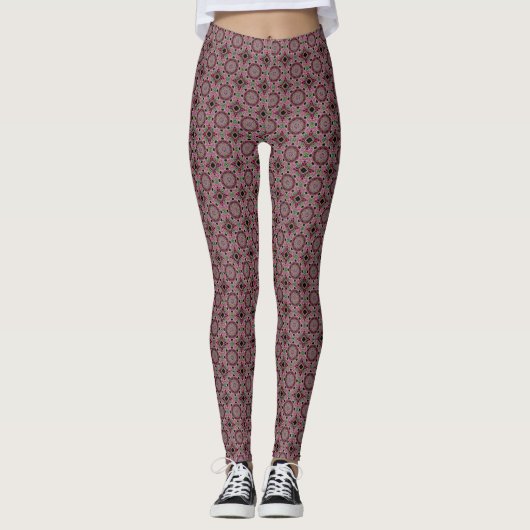 Fraktal 42 Leggings (Vorderseite)