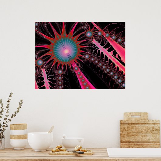 Fraktal 439 poster (Küche)