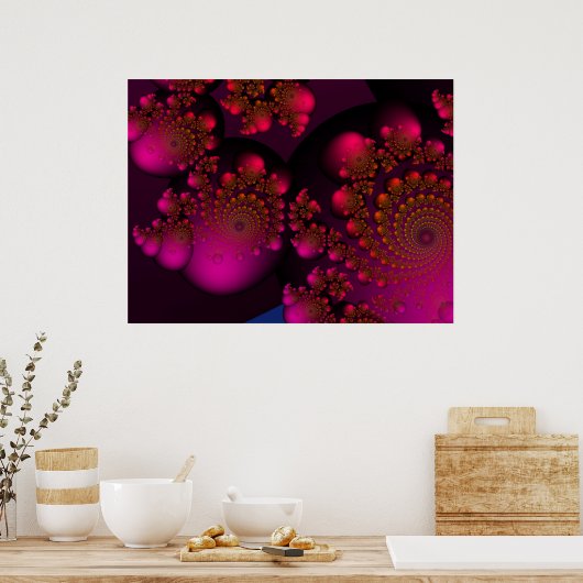 Fraktal 449 poster (Küche)