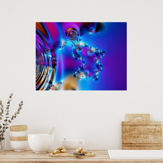 Fraktal 512 poster (Küche)