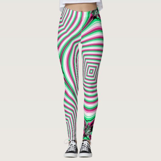 Fraktal 55 Leggings (Vorderseite)