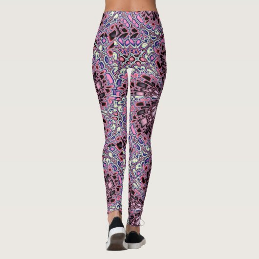 Fraktal 58 Leggings (Rückseite)