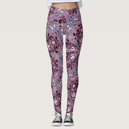 Fraktal 58 Leggings (Vorderseite)