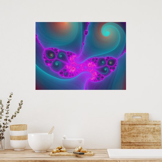 Fraktal 657 poster (Küche)