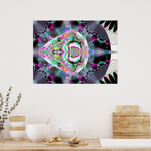 Fraktal 681 poster (Küche)