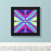 Fraktal 76 Starke Canvas Print Leinwanddruck (Insitu (Holzboden))