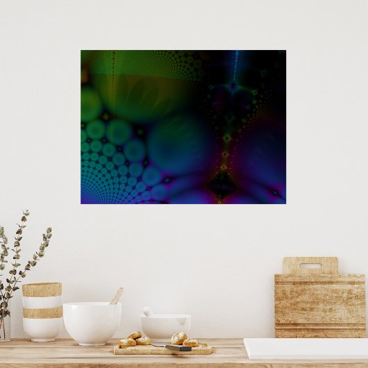 Fraktal 776-4 poster (Küche)