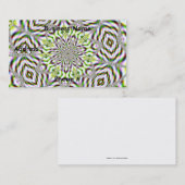 Fraktal 87, Visitenkarte (Vorne/Hinten)