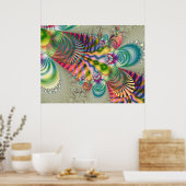 Fraktal 887-2 poster (Küche)