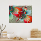 Fraktal 887 poster (Küche)